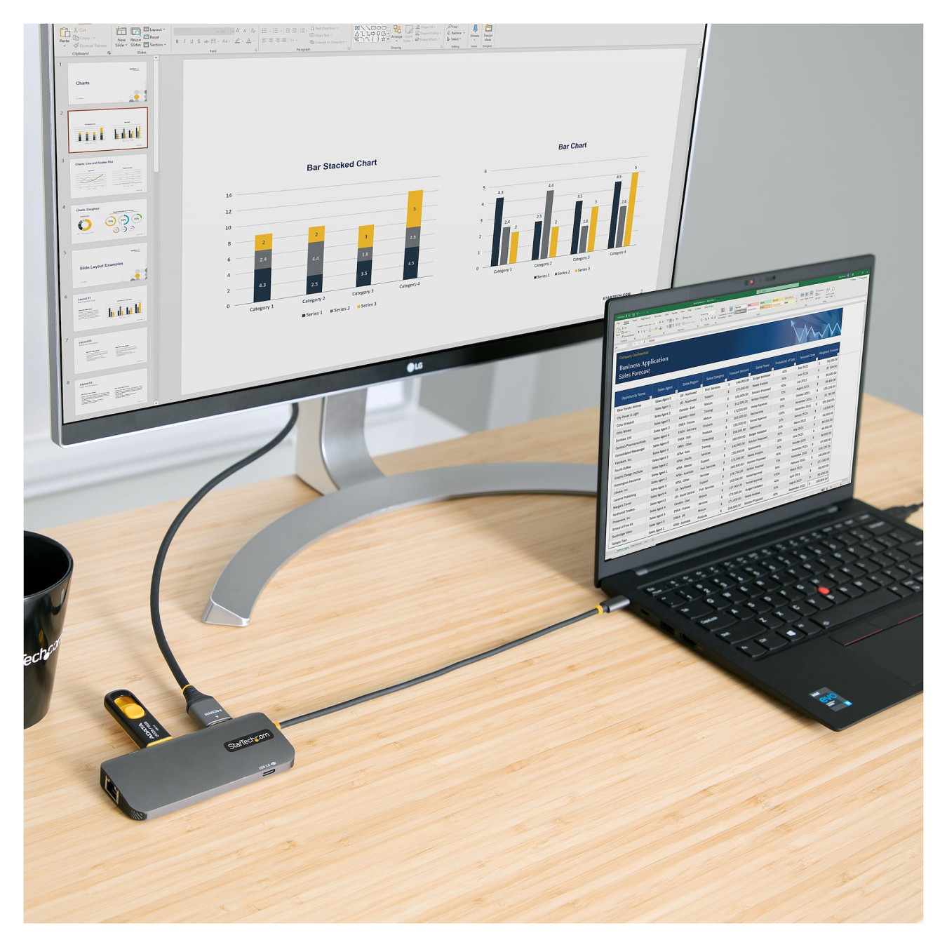 D StarTech USBC MULTIPORT ADAPTER 4K 60HZ — Buy in Cyprus with Fast Delivery