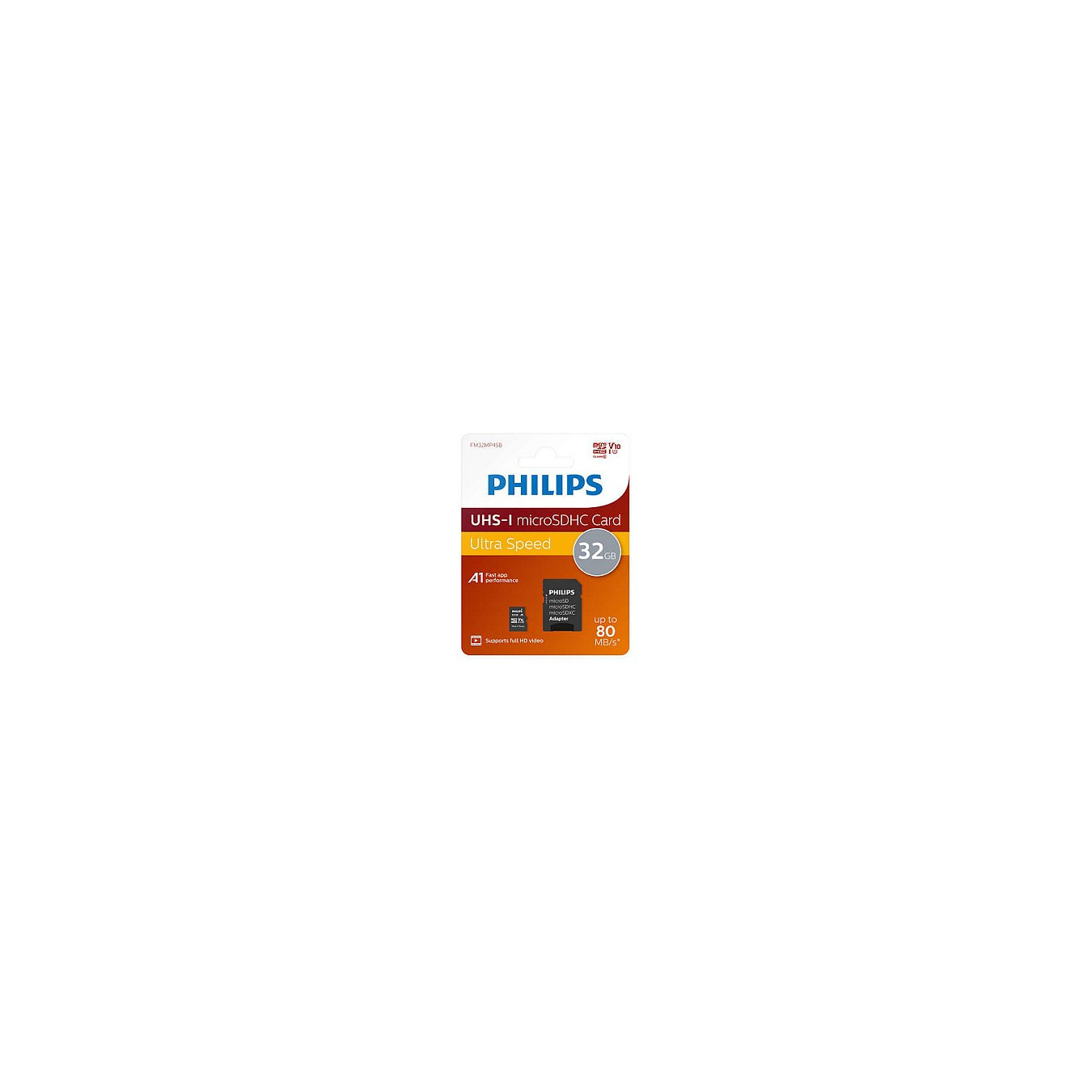 CARD Philips MicroSDHC Card 32GB Class 10 UHS-I U1 incl. Adapter — Buy in Cyprus with Fast Delivery