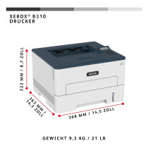 L Xerox B310 A4 LAN WLAN 40S. Min. Laserdrucker monochrome — Buy in Cyprus with Fast Delivery