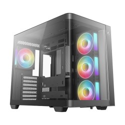 DeepCool CG530 4F ATX Mid Tower Tempered Glass 4x ARGB Fans Black (Boxed) — Buy in Cyprus with Fast Delivery