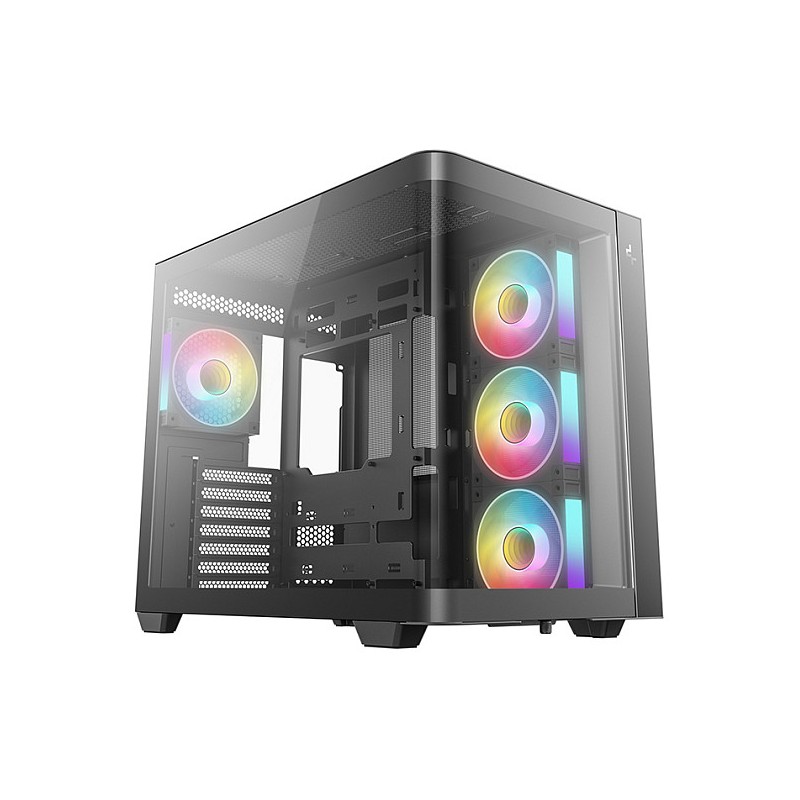 DeepCool CG530 4F ATX Mid Tower Tempered Glass 4x ARGB Fans Black (Boxed) — Buy in Cyprus with Fast Delivery