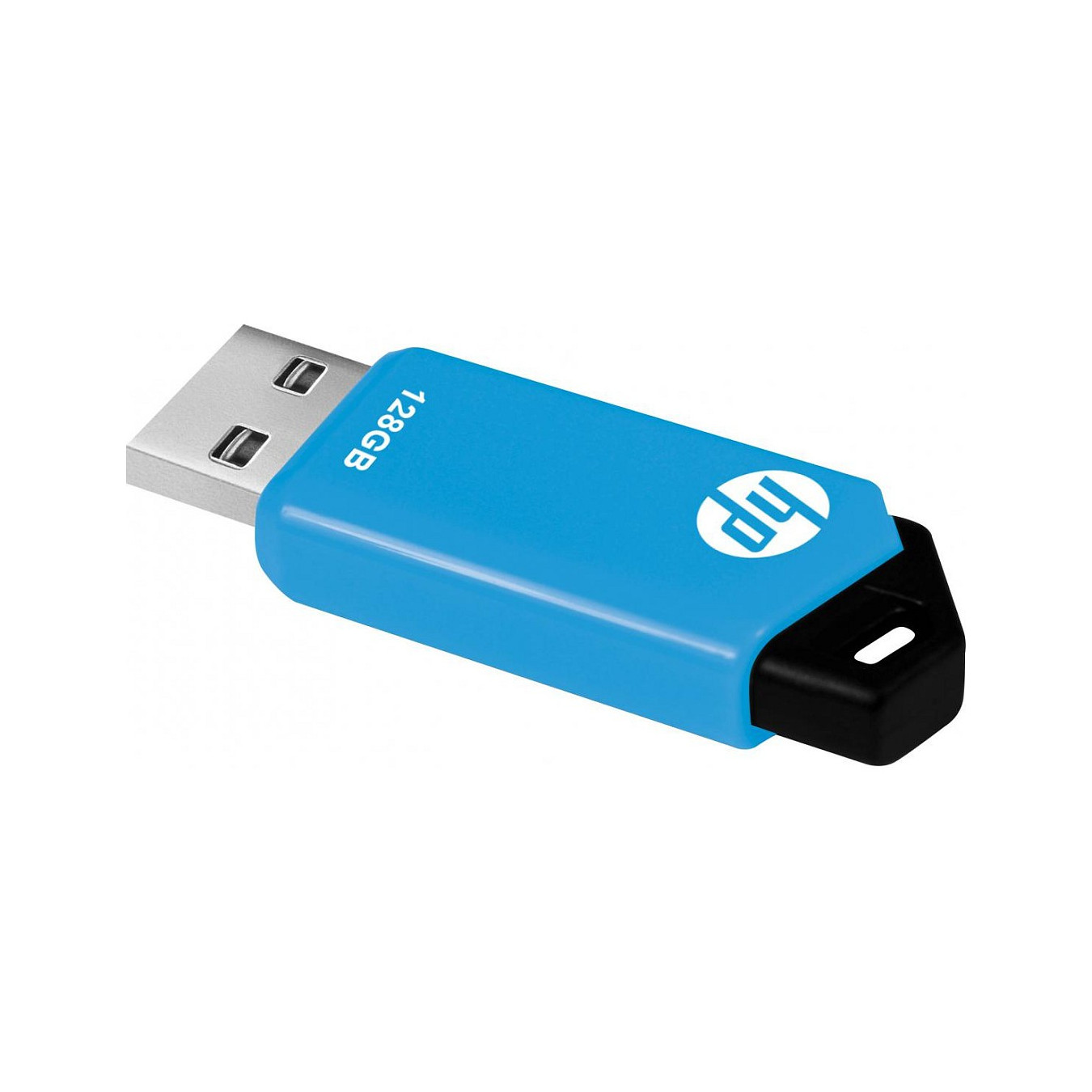 STICK 128GB HP v150w 2.0 Flash Drive (black blue) retail — Buy in Cyprus with Fast Delivery