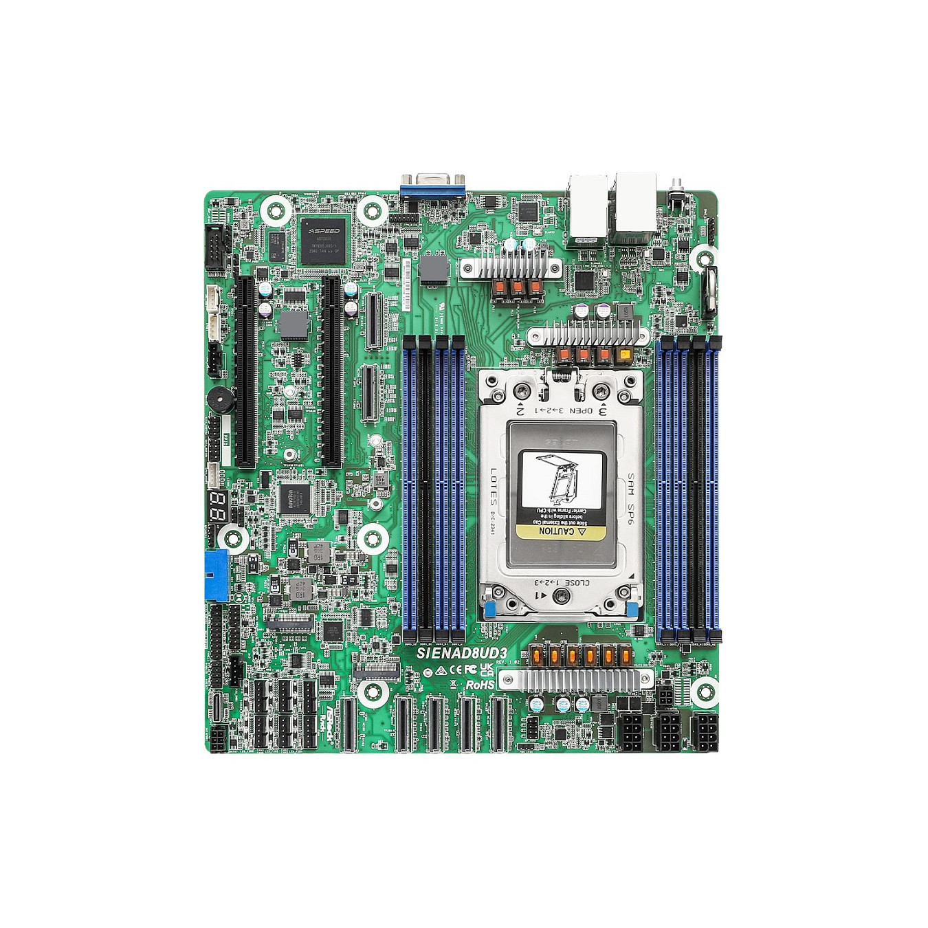 ASRock Mainboard SIENAD8UD3 micro-ATX Sockel SP6 Single — Buy in Cyprus with Fast Delivery