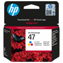 HP 47 - 14 ml - Farbe (Cyan. Magenta. Gelb) - original - Tintenpatrone — Buy in Cyprus with Fast Delivery