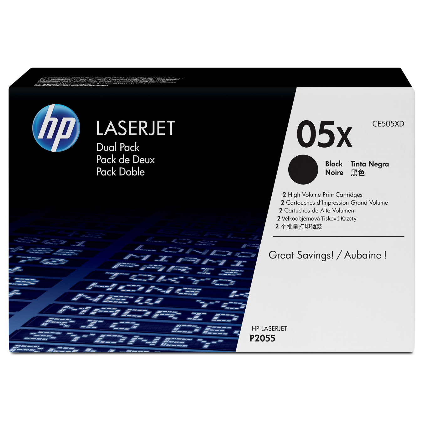 HP Toner 05X CE505XD Schwarz Doppelpack — Buy in Cyprus with Fast Delivery