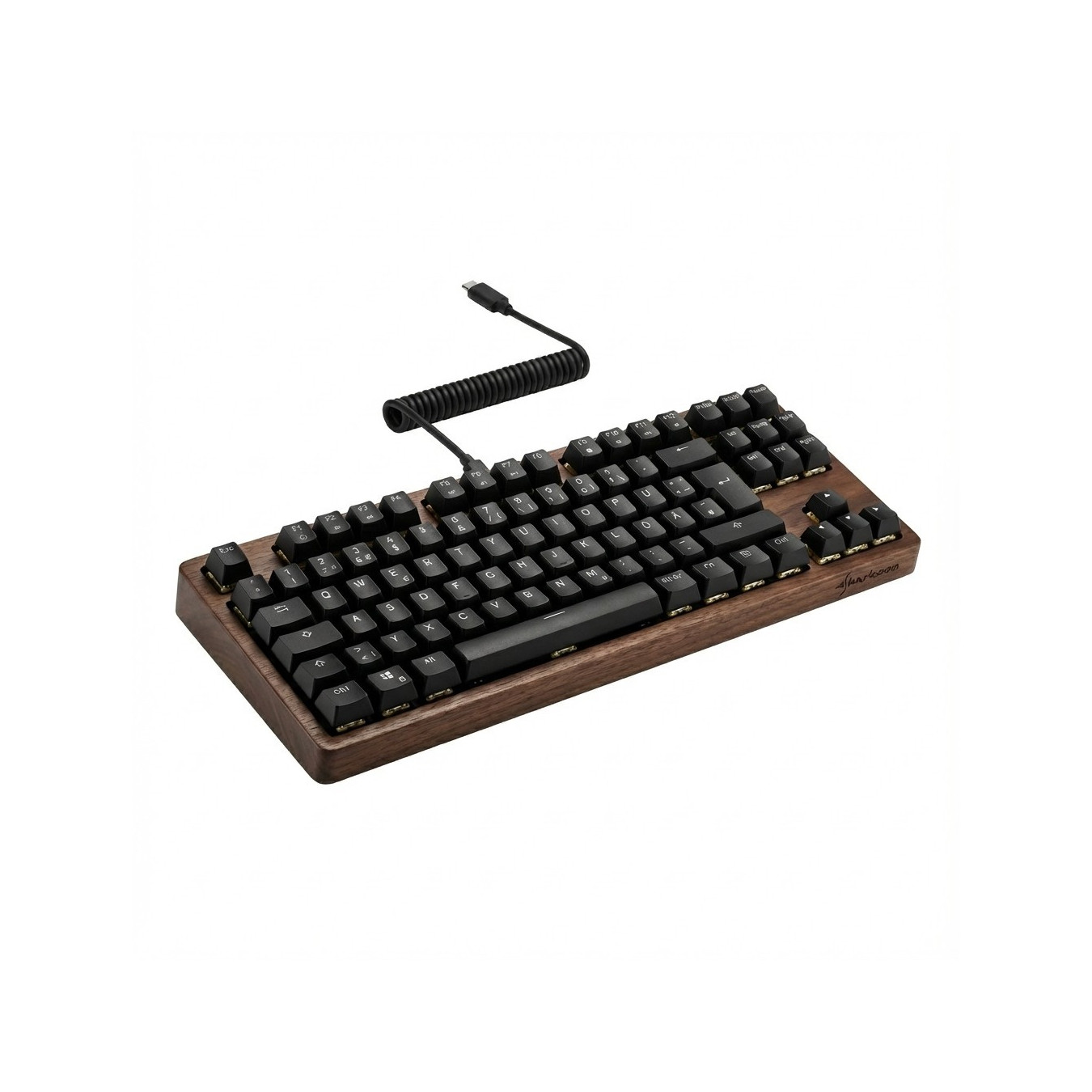 SKILLER SGK50 S2 Wood PBT(holz schwarz. IT-Layout. Gateron G Pro 3.0 Yellow) — Buy in Cyprus with Fast Delivery