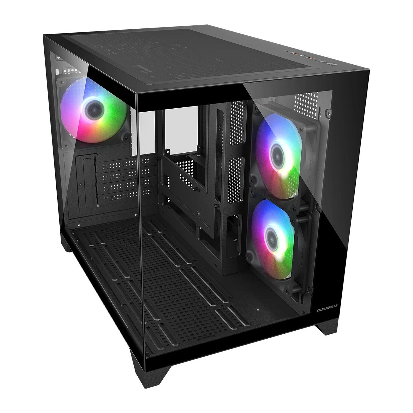 Cougar FV150 Mini ARGB Black – Mini Tower Case, 400mm GPU | Armenius Store
