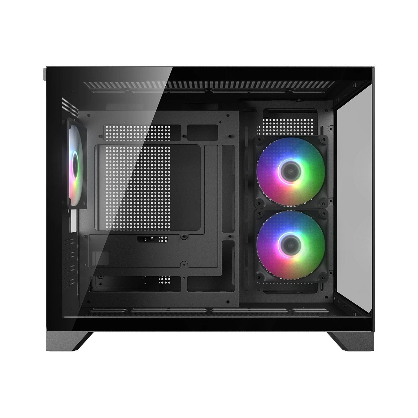 Cougar FV150 Mini ARGB Black – Mini Tower Case, 400mm GPU | Armenius Store