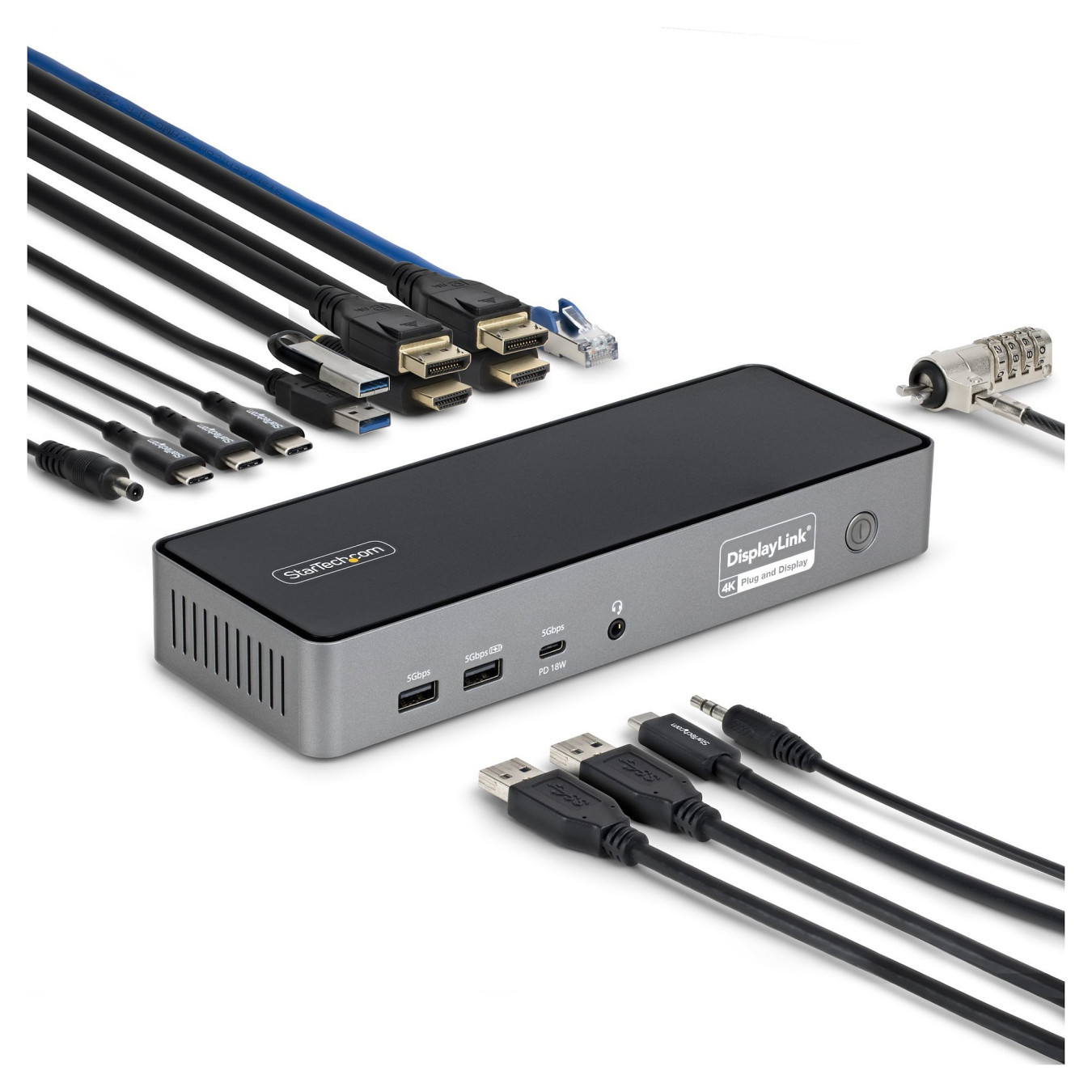 D StarTech 3X MONITOR DOCKING STATION — Buy in Cyprus with Fast Delivery