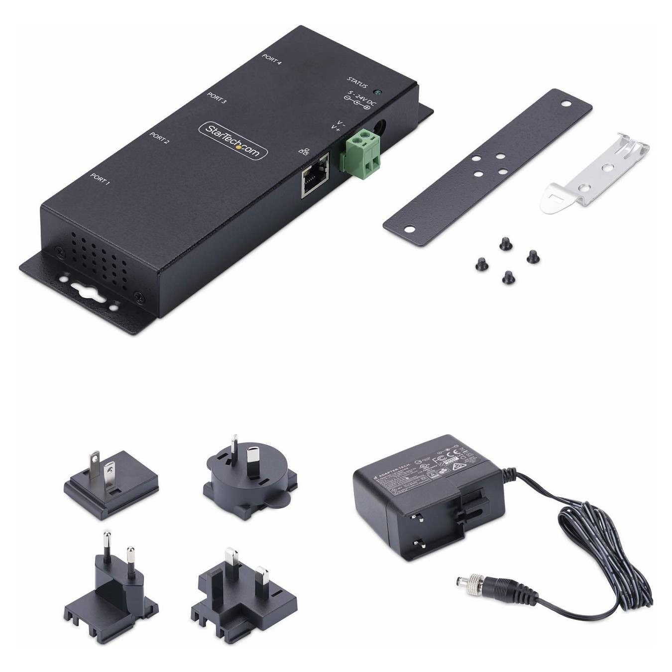 StarTech NOTZ StarTech 4P SERIAL TO ETHERNET ADAPTER — Buy in Cyprus with Fast Delivery