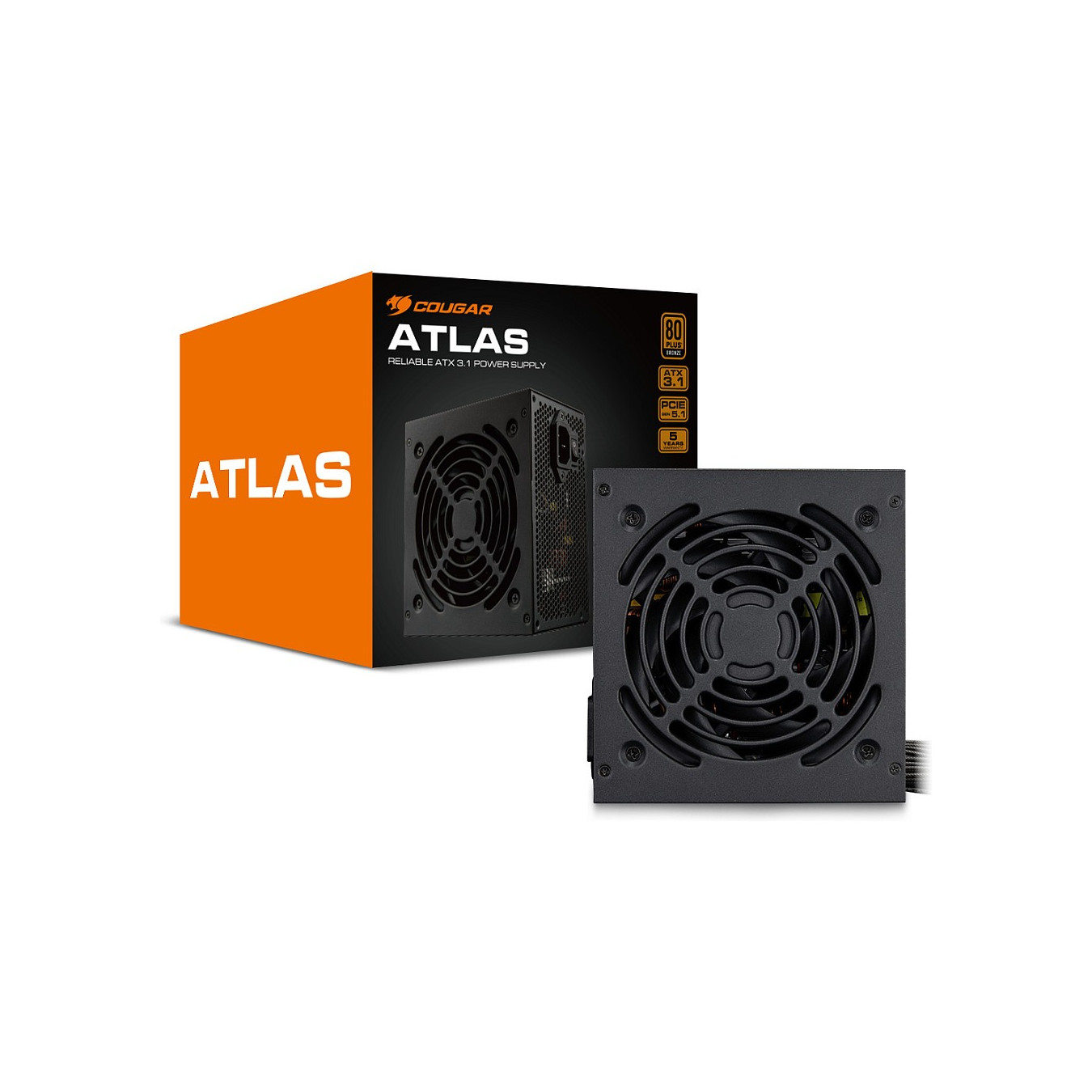 650W COUGAR Netzteil ATLAS 650W ATX3.1 80 Plus Bronze — Buy in Cyprus with Fast Delivery
