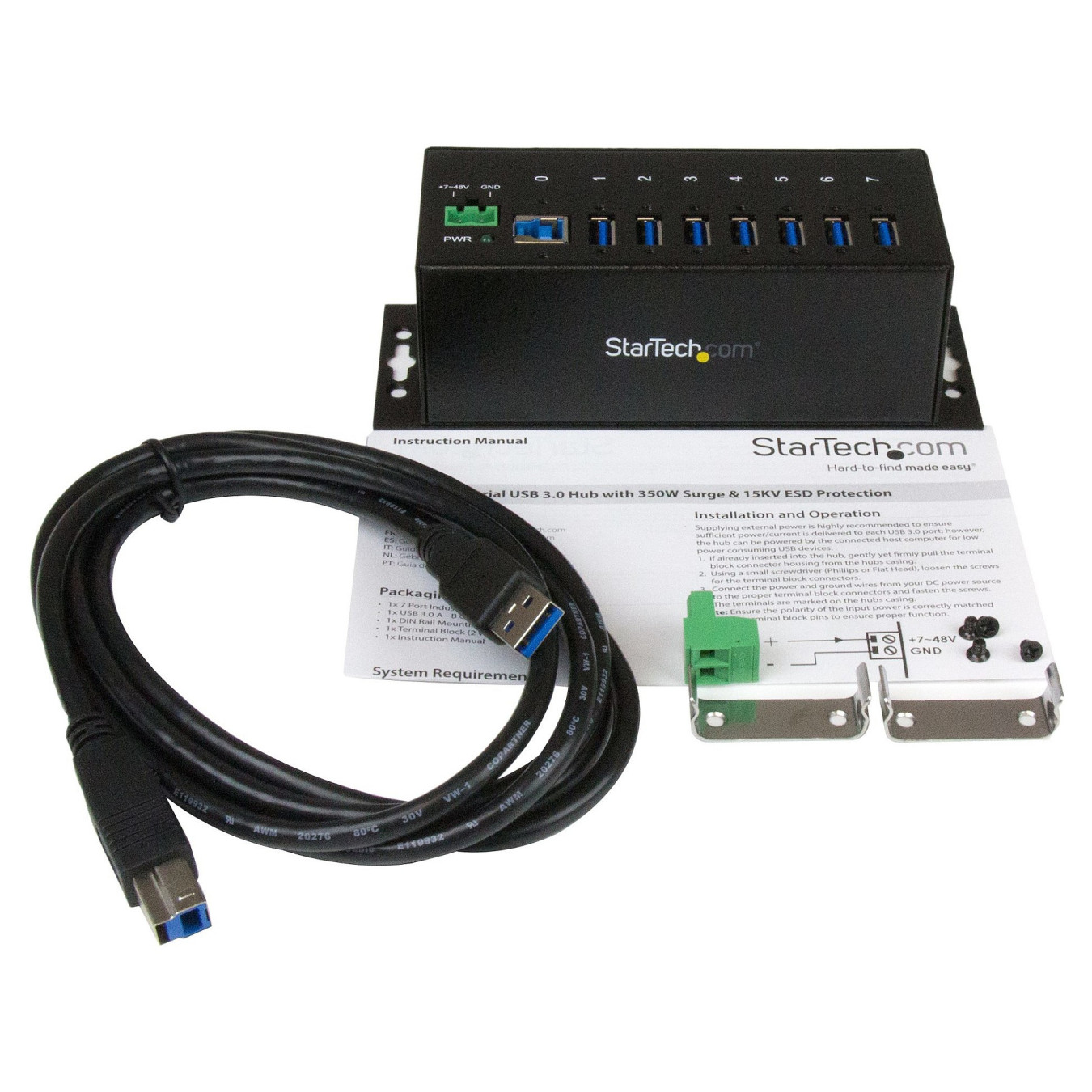 StarTech 7 PORT INDUSTRIAL USB 3.0 HUB — Buy in Cyprus with Fast Delivery