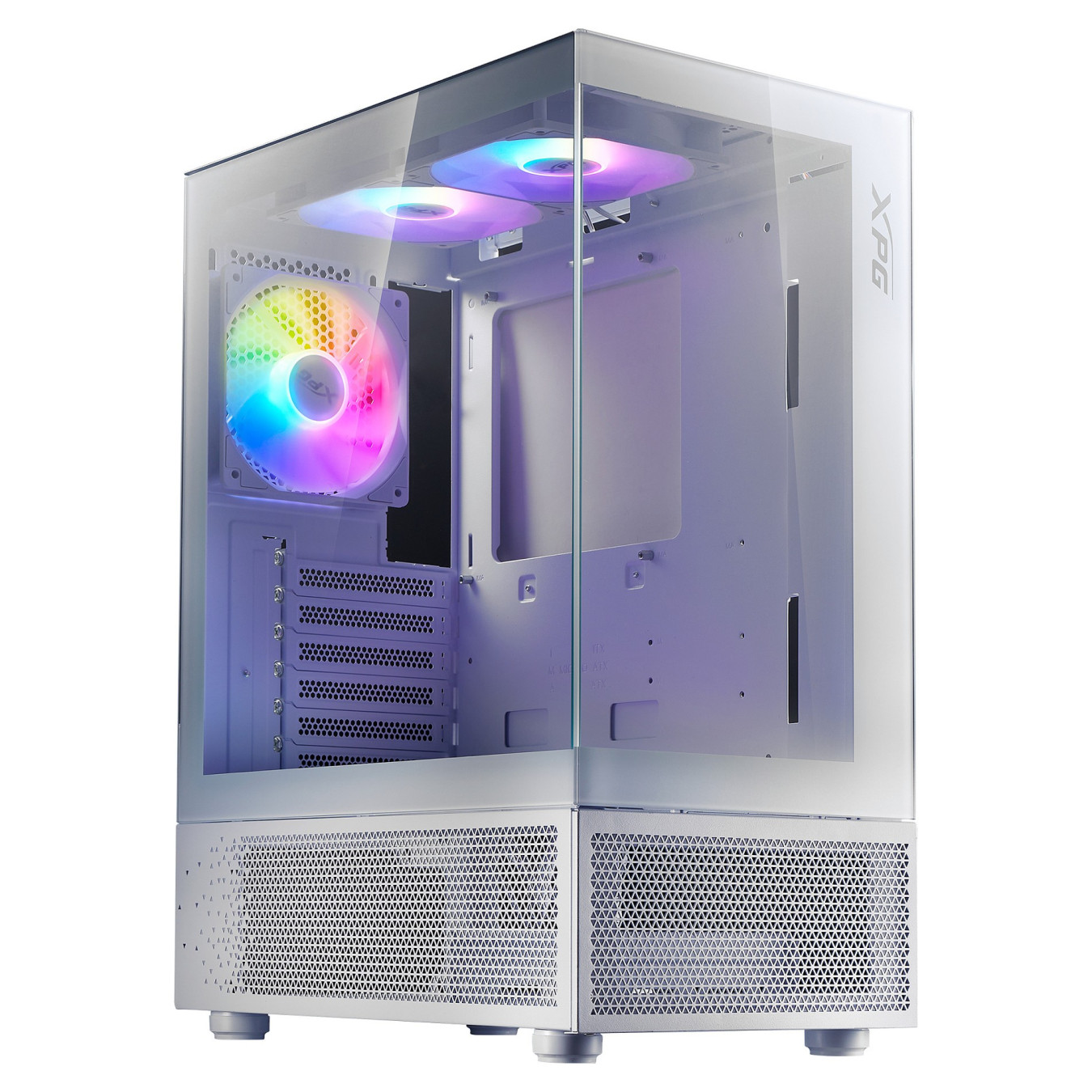 XPG Invader X Mini ATX Midi Tower weiß 5x120mm ARGB USB C — Buy in Cyprus with Fast Delivery