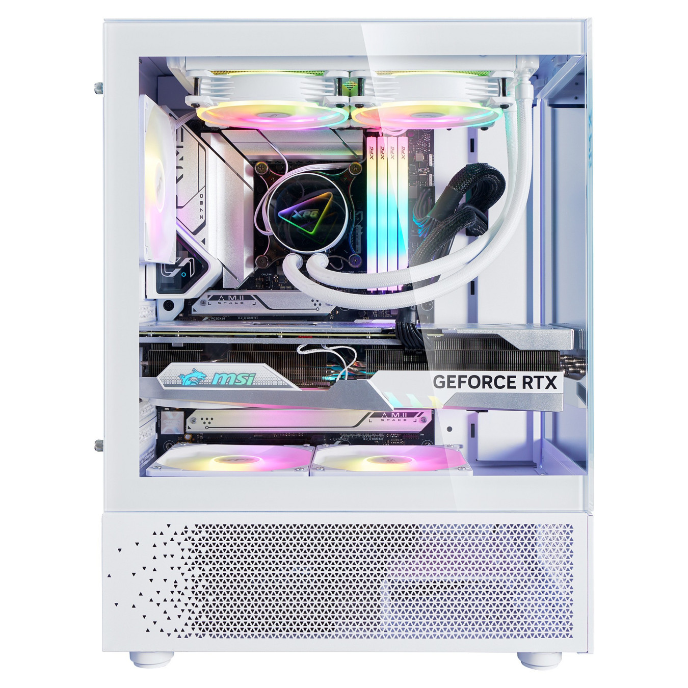 XPG Invader X Mini ATX Midi Tower weiß 5x120mm ARGB USB C — Buy in Cyprus with Fast Delivery