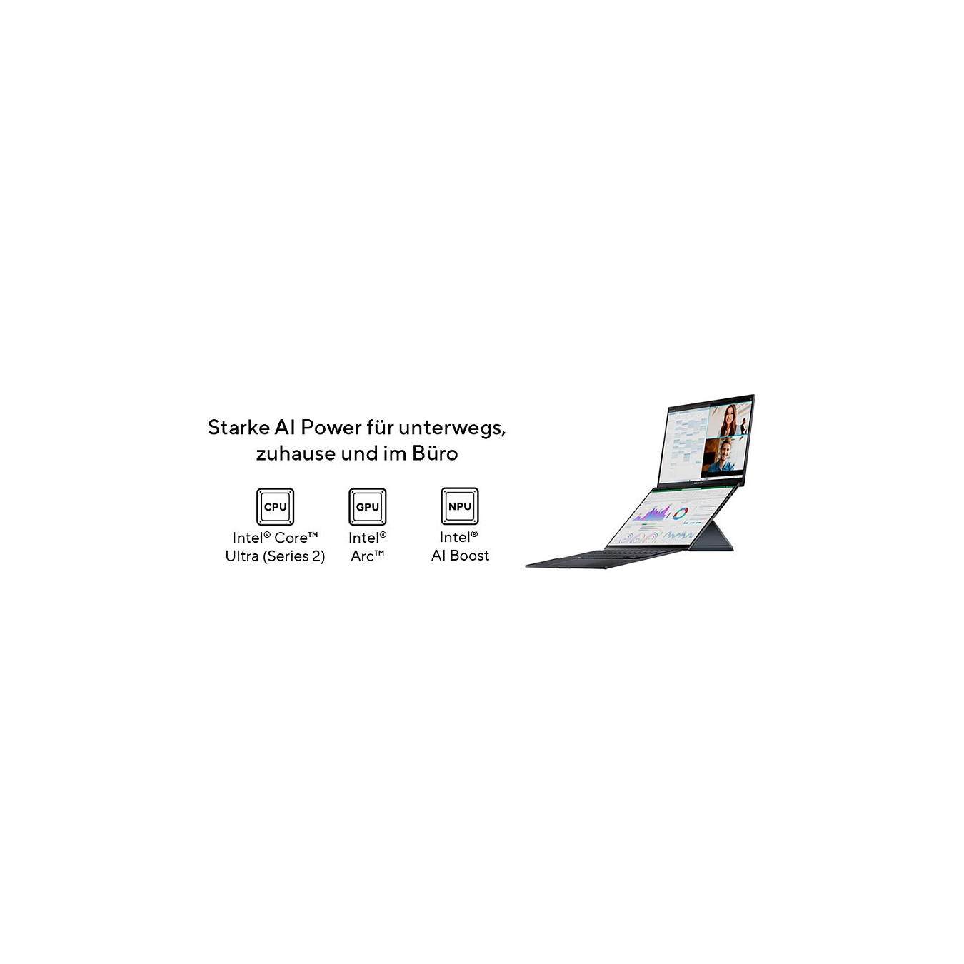 ASUS Zenbook Duo UX8406CA-PZ195X Core Ultra 9 285H 32GB 2TB 14' WQXGA+ OLED Touch Win11 Pro — Buy in Cyprus with Fast Delivery