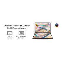 ASUS Zenbook Duo UX8406CA-PZ195X Core Ultra 9 285H 32GB 2TB 14' WQXGA+ OLED Touch Win11 Pro — Buy in Cyprus with Fast Delivery