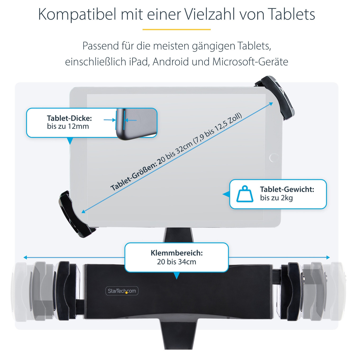 D StarTech VESA MOUNT ADAPTER FOR TABLETS — Buy in Cyprus with Fast Delivery