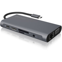ICY BOX IB-DK4040-CPD USB-C 10-in-1 PD 100W DockingStation — Buy in Cyprus with Fast Delivery