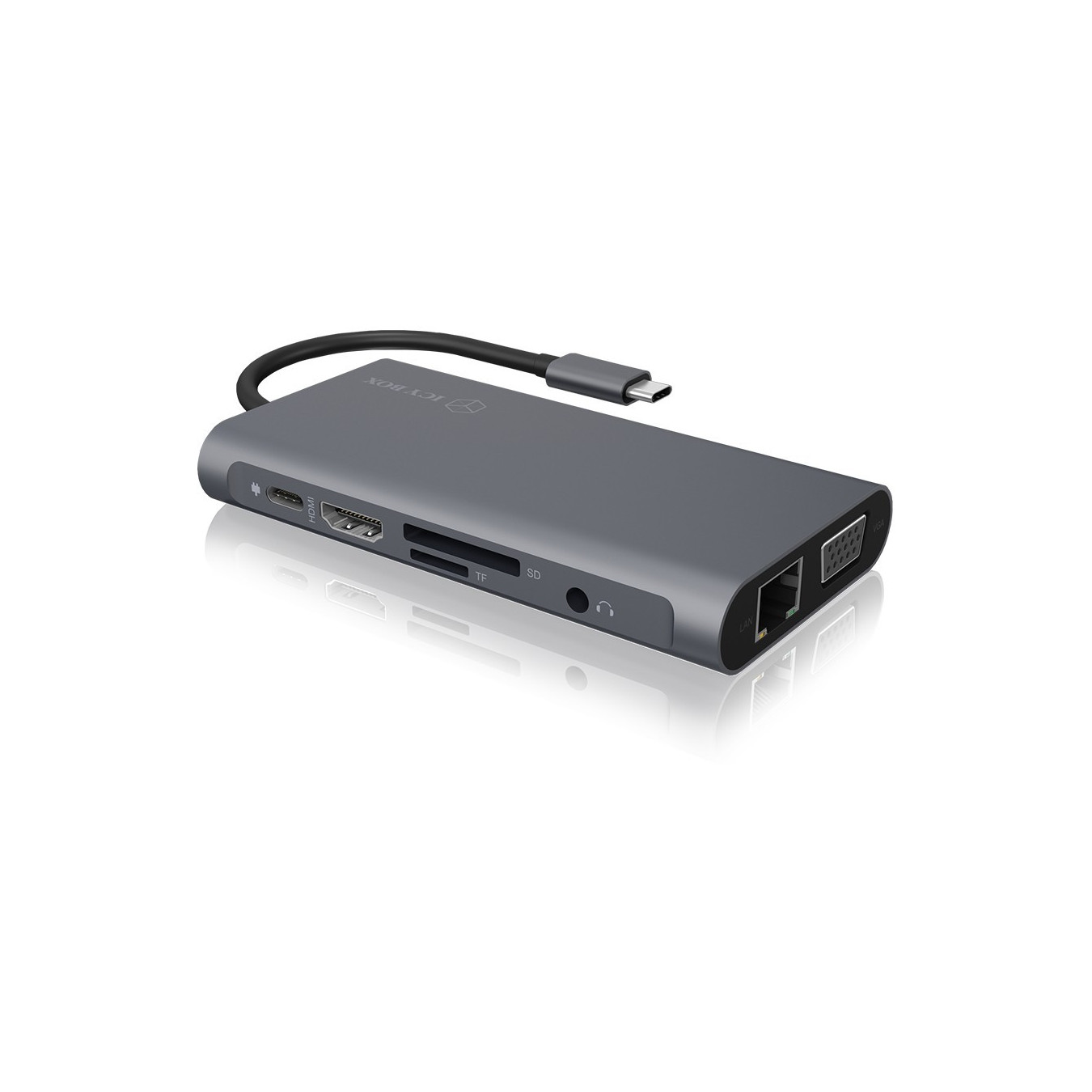 ICY BOX IB-DK4040-CPD USB-C 10-in-1 PD 100W DockingStation — Buy in Cyprus with Fast Delivery