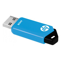 STICK 64GB HP v150w 2.0 Flash Drive (black blue) retail — Buy in Cyprus with Fast Delivery