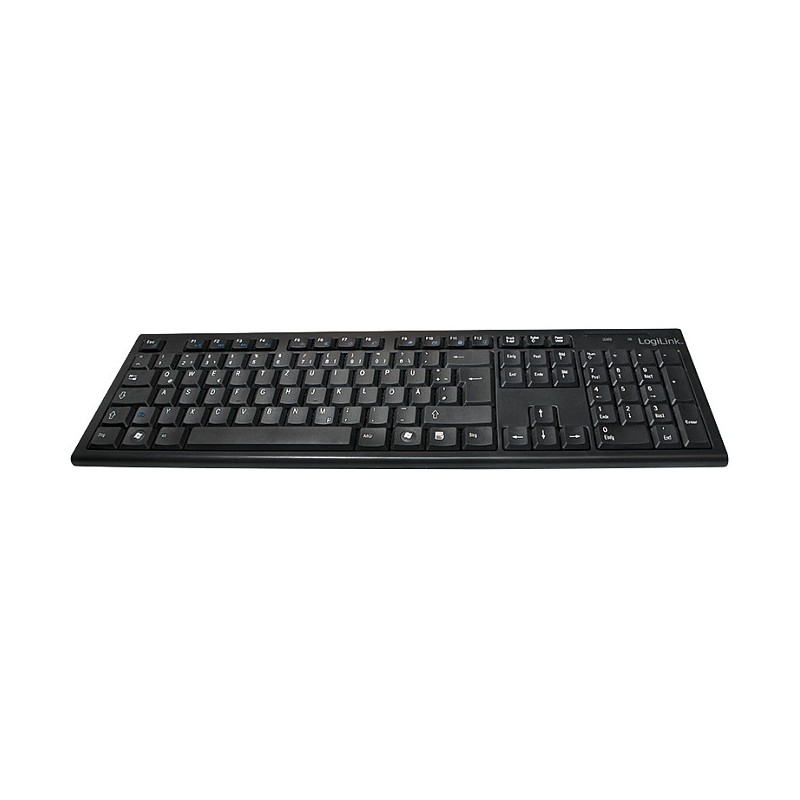 LogiLink ID0104 Wireless Keyboard Mouse Combo QWERTZ Black (Boxed) — Buy in Cyprus with Fast Delivery