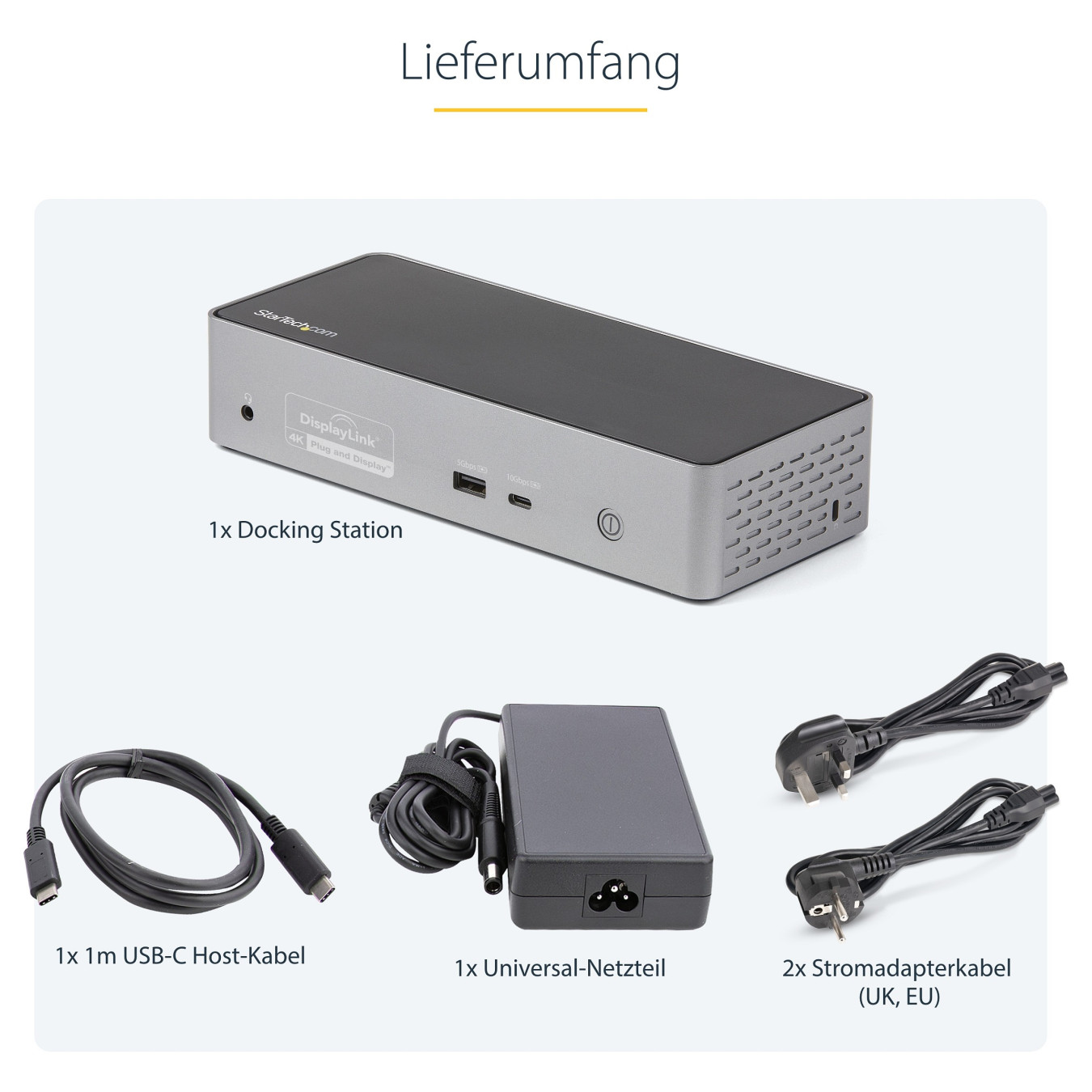 D StarTech QUAD MONITOR USB-C DOCK 4K60 — Buy in Cyprus with Fast Delivery