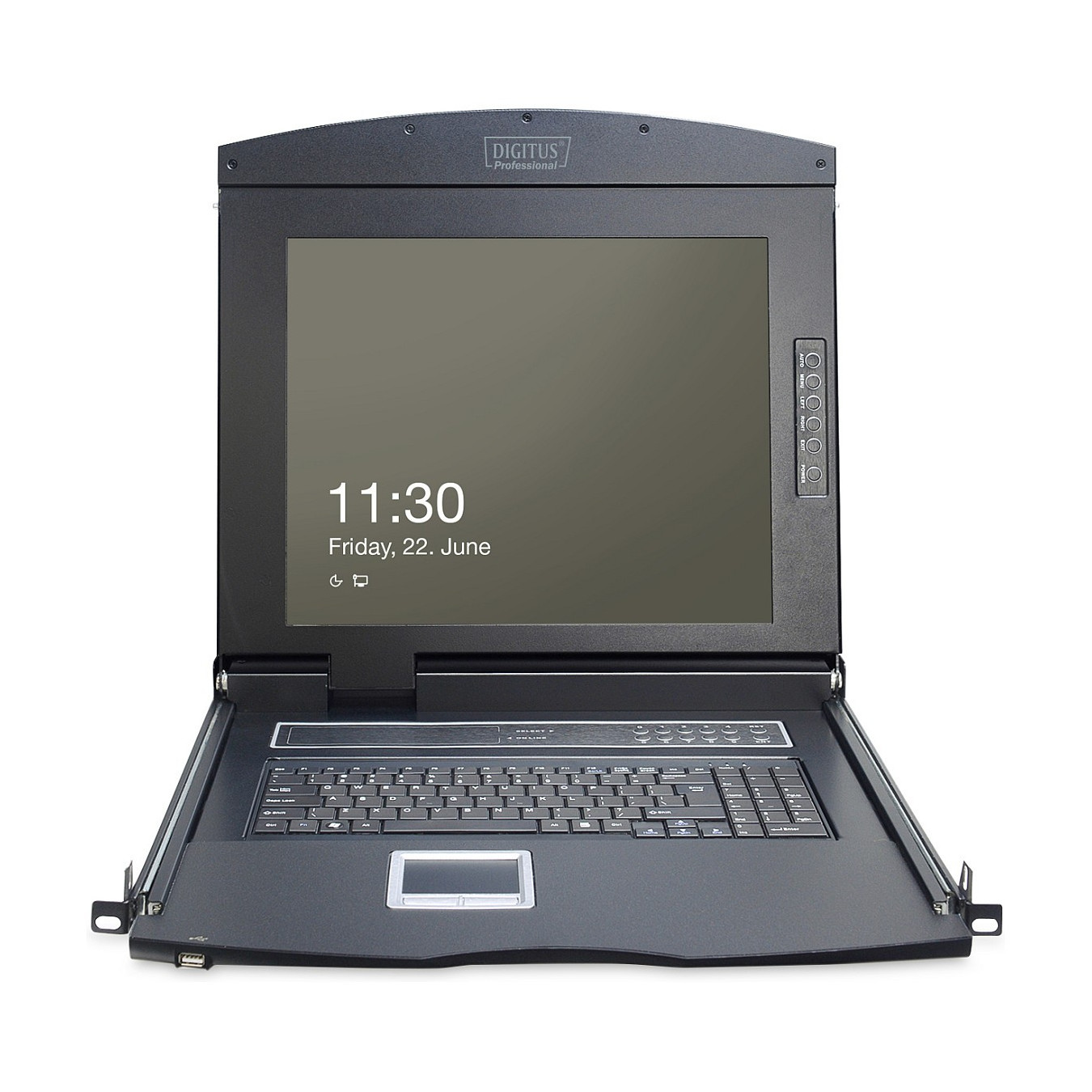 DIGITUS Modulare Konsole 17'TFT.1-Port KVM&Touchpad.Frankrei — Buy in Cyprus with Fast Delivery