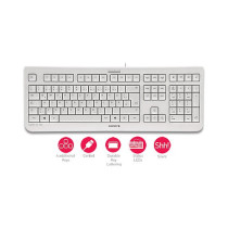 Cherry KC 1000 Corded CH-Layout weiß grau — Buy in Cyprus with Fast Delivery