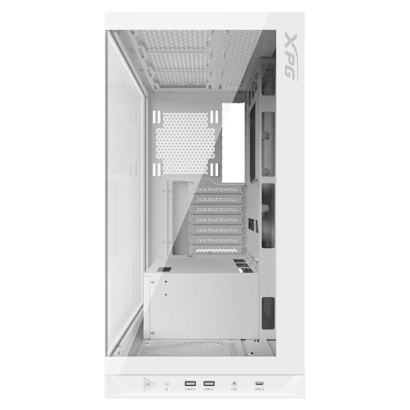 XPG INVADER X (Case only) (ATX) Midi Tower weiß retail — Buy in Cyprus with Fast Delivery