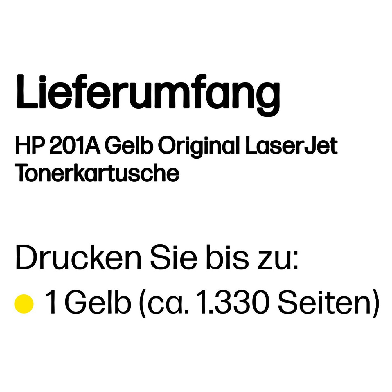 HP Toner 201A CF402A Gelb bis zu 1.330 Seiten ISO IEC 19798 — Buy in Cyprus with Fast Delivery