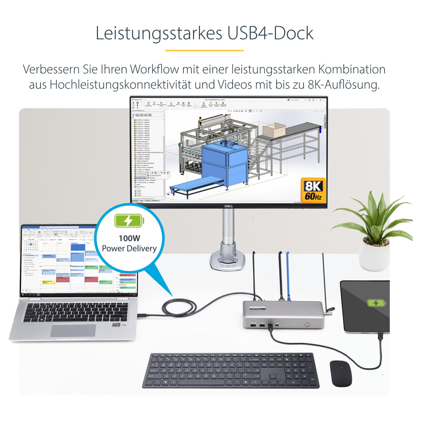 D StarTech USB4 DOCKING STATION DUAL 4K — Buy in Cyprus with Fast Delivery