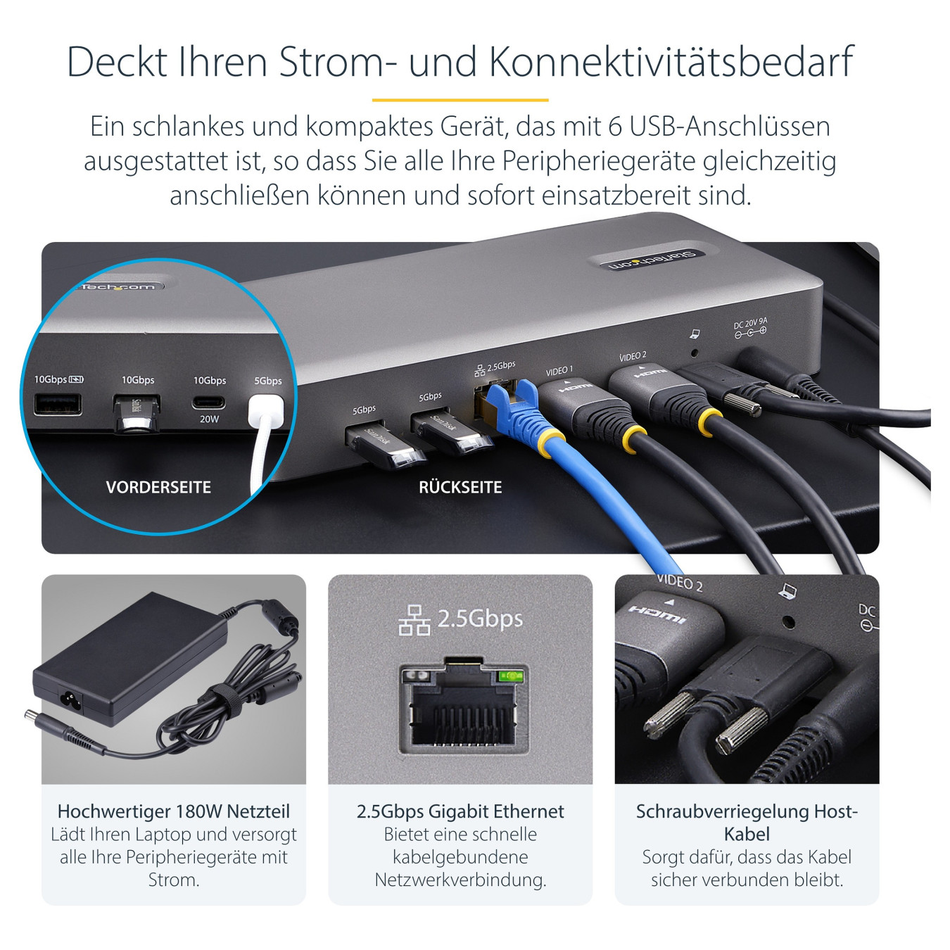 D StarTech USB4 DOCKING STATION DUAL 4K — Buy in Cyprus with Fast Delivery