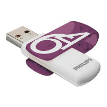 STICK Philips USB 2.0 2-Pack 64GB Vivid Edition Magic Purple — Buy in Cyprus with Fast Delivery