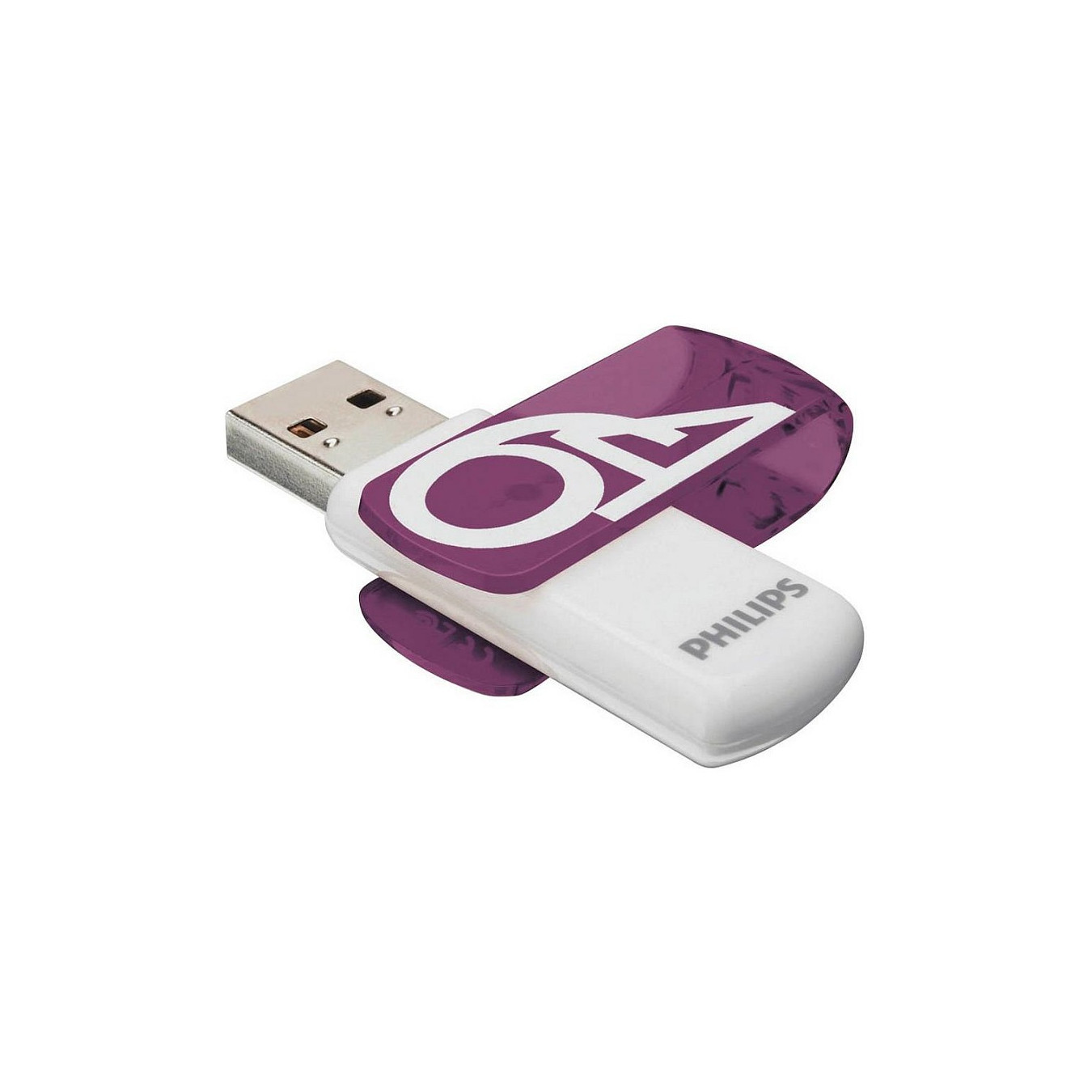 STICK Philips USB 2.0 2-Pack 64GB Vivid Edition Magic Purple — Buy in Cyprus with Fast Delivery