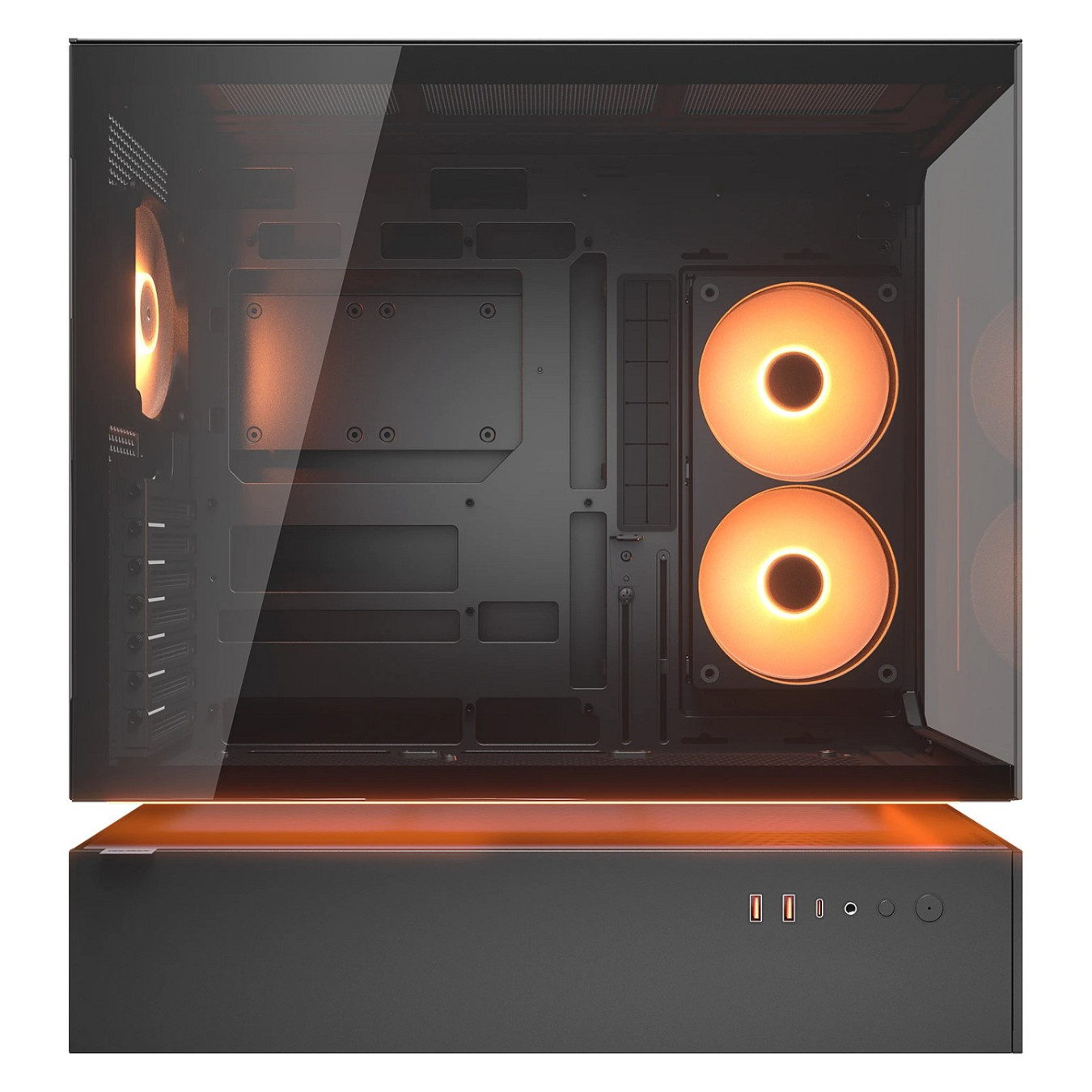 Midi COUGAR CFV235. ARGB. Glas. Schwarz — Buy in Cyprus with Fast Delivery