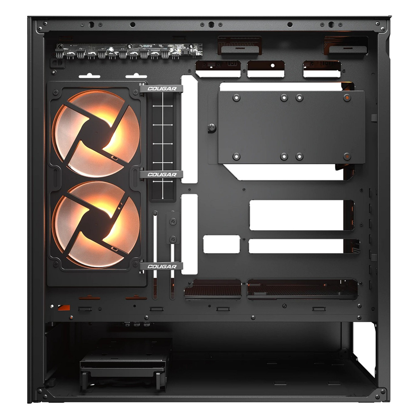 Midi COUGAR CFV235. ARGB. Glas. Schwarz — Buy in Cyprus with Fast Delivery