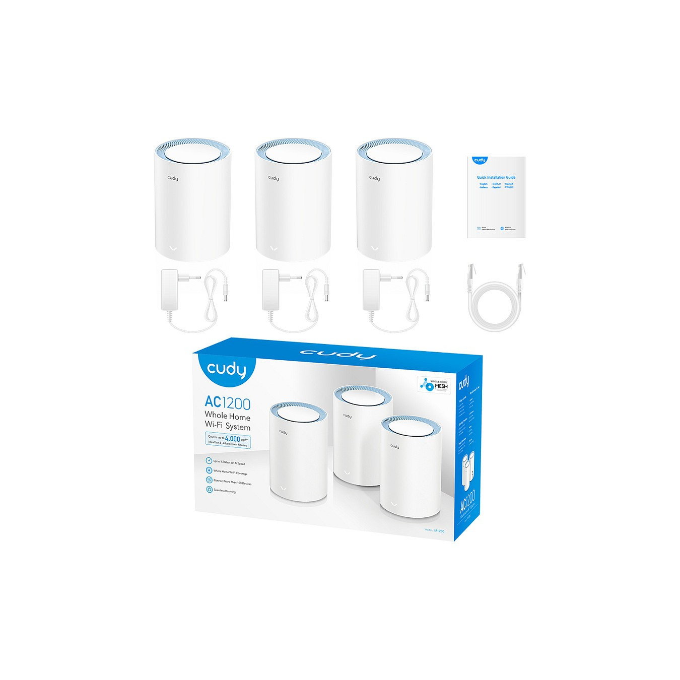 Cudy AC1200 Wi-Fi Mesh Solution — Buy in Cyprus with Fast Delivery