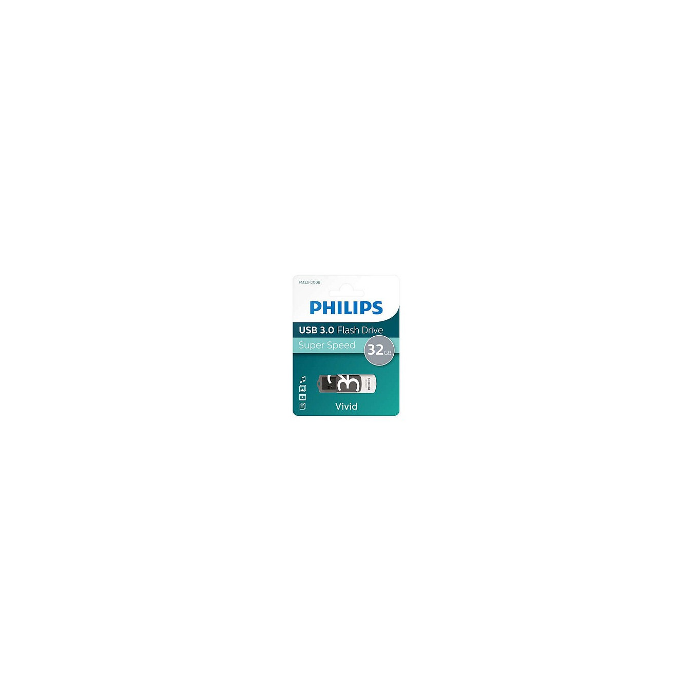 STICK Philips USB 3.0 32GB Vivid Edition Shadow Grey — Buy in Cyprus with Fast Delivery