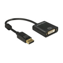 DELOCK Adapterkabel DisplayPort 1.2 Stecker to DVI 24+5 Buchse schwarz 4K Passiv — Buy in Cyprus with Fast Delivery
