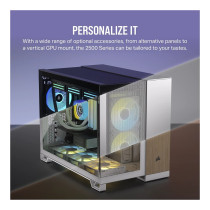Corsair 2500X RGB weiß Midi Tower mATX Gaming Gehäuse — Buy in Cyprus with Fast Delivery