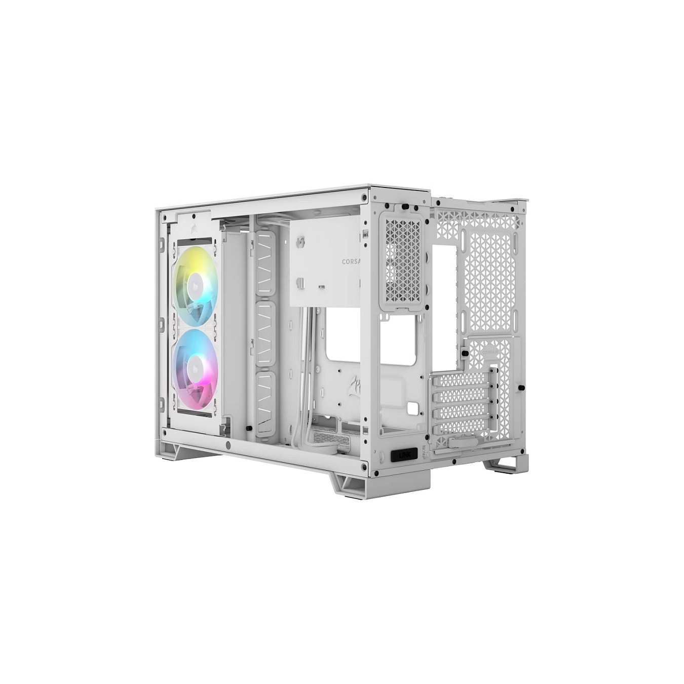 Corsair 2500X RGB weiß Midi Tower mATX Gaming Gehäuse — Buy in Cyprus with Fast Delivery