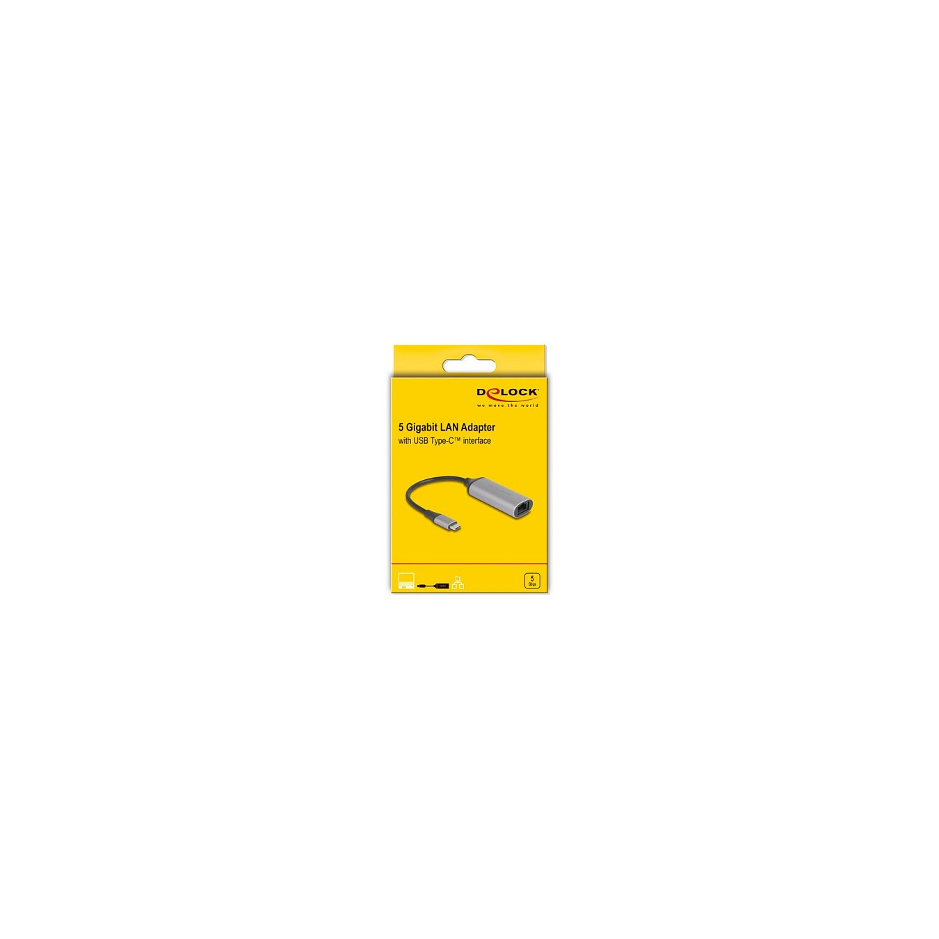 DELOCK USB Type-C Adapter zu 5 Gigabit LAN — Buy in Cyprus with Fast Delivery