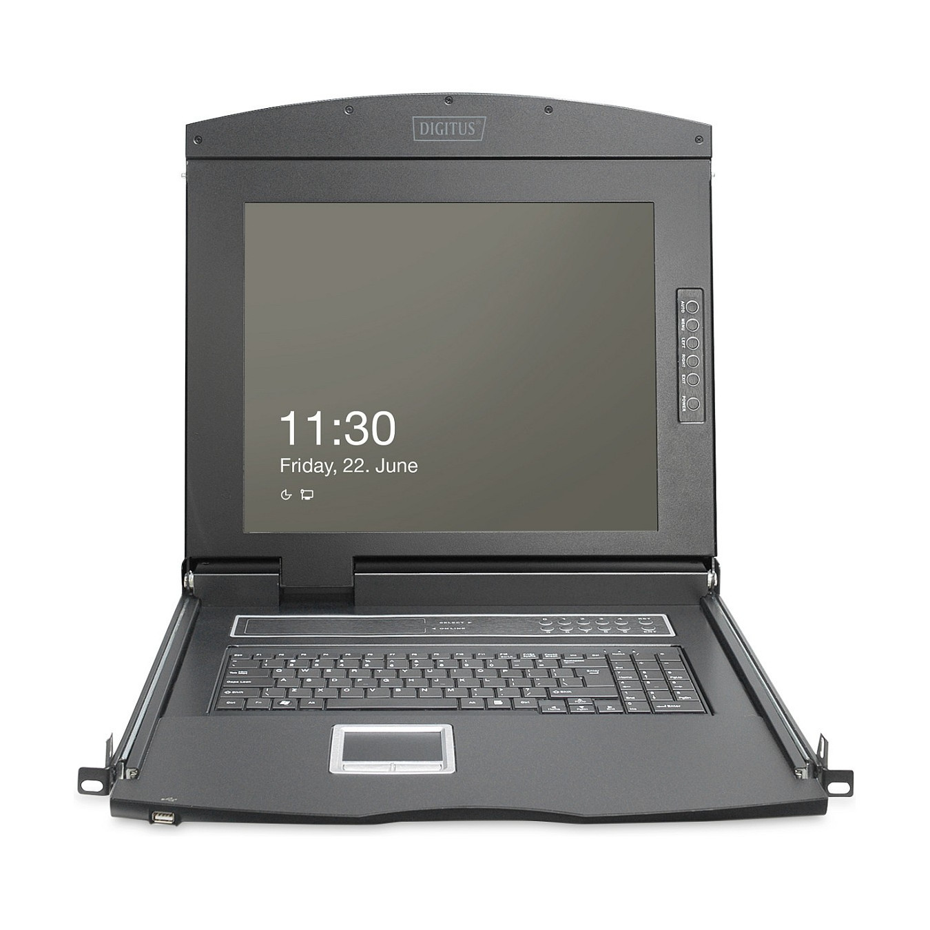 DIGITUS Modulare Konsole 19'HD LCD.1-port VGA KVM UK — Buy in Cyprus with Fast Delivery