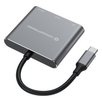 CONCEPTRONIC 3-1 Dock USB-C- to HDMI USB-A 100WPD 25cm gr — Buy in Cyprus with Fast Delivery
