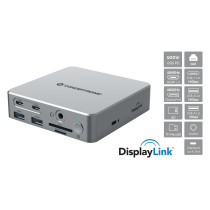 CONCEPTRONIC 15-1 Dock USB-C- to 2xHDMI 2xUSB-C 4xUSB-A +80W si — Buy in Cyprus with Fast Delivery