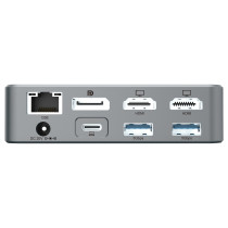 CONCEPTRONIC 15-1 Dock USB-C- to 2xHDMI 2xUSB-C 4xUSB-A +80W si — Buy in Cyprus with Fast Delivery
