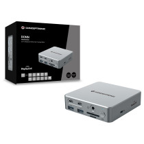 CONCEPTRONIC 15-1 Dock USB-C- to 2xHDMI 2xUSB-C 4xUSB-A +80W si — Buy in Cyprus with Fast Delivery