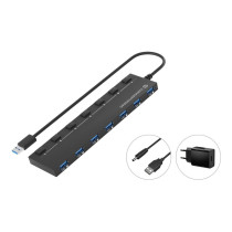 CONCEPTRONIC 7-Port Hub USB-A3.0- to 7xA3.2Gen1 DC m.Netz. sw — Buy in Cyprus with Fast Delivery