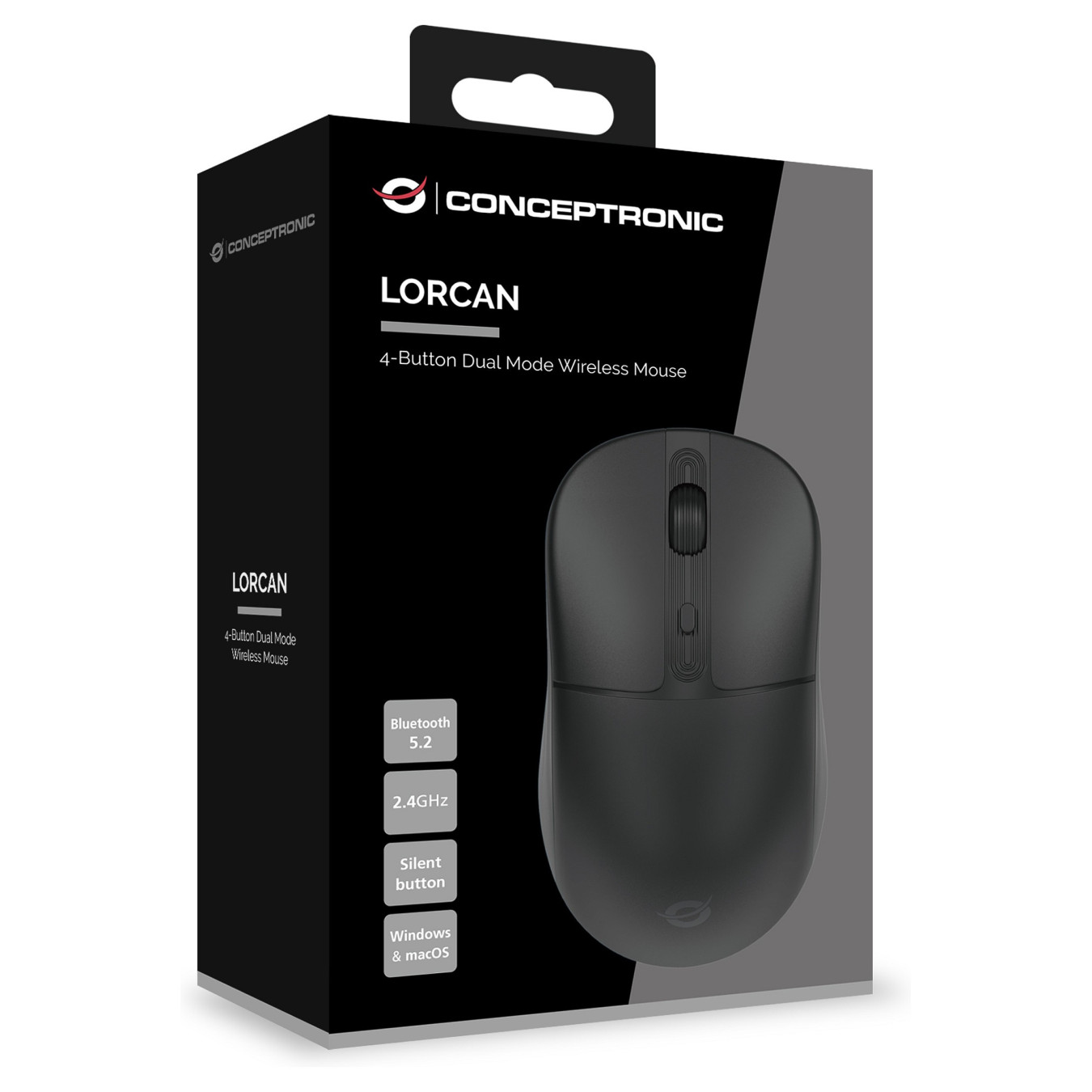 CONCEPTRONIC LORCAN04B 4-Tasten Bluetooth Maus wireless sw — Buy in Cyprus with Fast Delivery