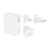 Belkin 140 Watt 4-Port GaN Ladegerät mit UK. EU. US Stecker — Buy in Cyprus with Fast Delivery